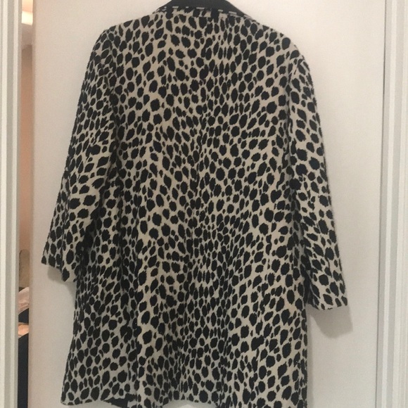 Ann Taylor animal print coat - Picture 2 of 2